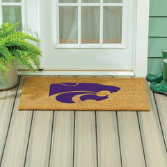 Kansas State University Large Full Color Coir Mat, 36"x24" - Collegiate