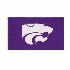 Kansas State University Single Sided Estate Flag with 2 Grommets, 3'x5 - Collegiate Home