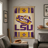 Louisiana State University, Canvas Wall Tapestry, Large, 54x36 - Collegiate Home