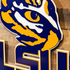 Louisiana State University Premier Metal Wall Art - Collegiate Home