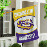 Louisiana State University Suede Flag, House - Collegiate Home