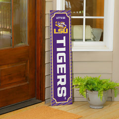 46" Double Sided Leaner, Louisiana State University, Winter Seasonal - Collegiate Home