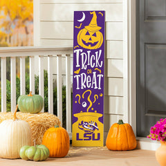 47" Double Sided Leaner, Louisiana State University, Halloween - Collegiate Home