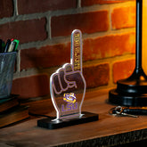 Louisiana State University College Foam Finger Desklite LED Decor - Collegiate Home
