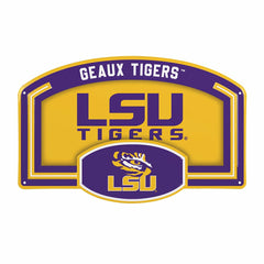 Louisiana State University USA Embossed Steel Wall Sign, 11" x 17" - Collegiate Home