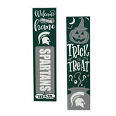 47" Double Sided Leaner, Michigan State University, Halloween - Collegiate Home