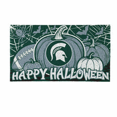Michigan State University Halloween PVC Mat, 28"x16" - Collegiate