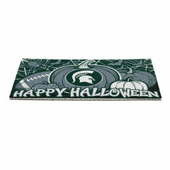 Michigan State University Halloween PVC Mat, 28"x16" - Collegiate