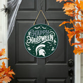 Michigan State University Halloween Round Door Décor with Hanging Rope - Collegiate Home