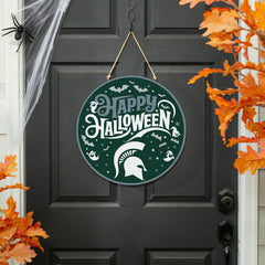 Michigan State University Halloween Round Door Décor with Hanging Rope - Collegiate Home