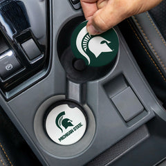 Michigan State University Car Coaster Set, 2pc - Collegiate Home