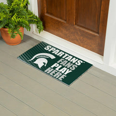 Michigan State University Fan Mat, 28"x16" - Collegiate