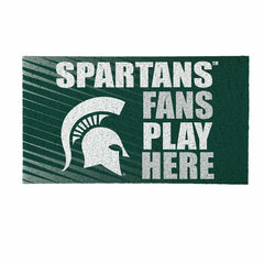 Michigan State University Fan Mat, 28"x16" - Collegiate