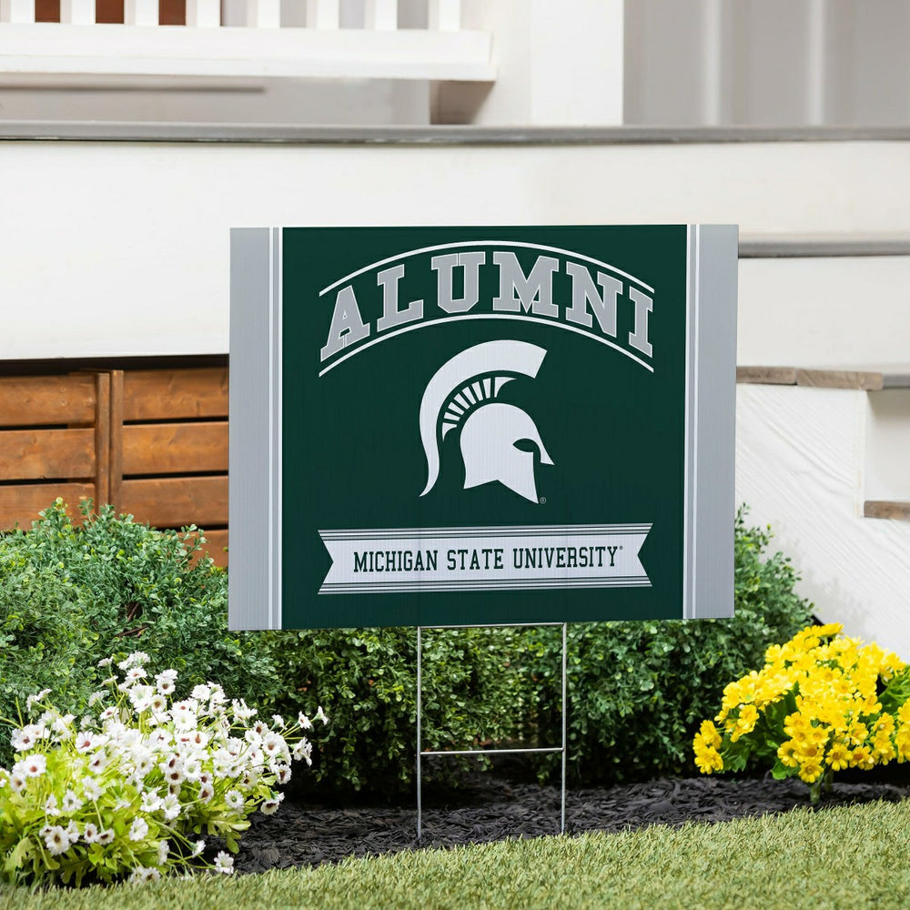 Michigan State University Coroplast Yard Sign Alumni - Collegiate Home