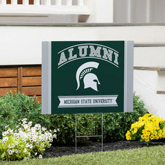 Michigan State University Coroplast Yard Sign Alumni - Collegiate Home
