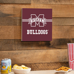 Mississippi State University Wood Wall Sign, 12x12 - Collegiate Home