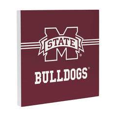Mississippi State University Wood Wall Sign, 12x12 - Collegiate Home