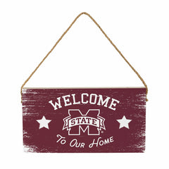 Mississippi State University Wood Wall Sign, 6x11 - Collegiate Home