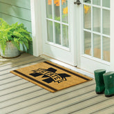 Mississippi State University Large One Color Coir Mat, 36"x24" - Collegiate