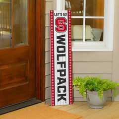 47" Double Sided Leaner, North Carolina State University, Christmas - Collegiate Home