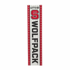 47" Double Sided Leaner, North Carolina State University, Christmas - Collegiate Home