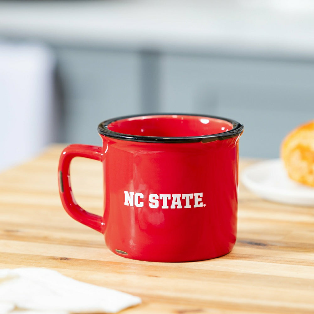 North Carolina State University Ceramic Camp Cup with Enamel Finish, 1 - Collegiate Home