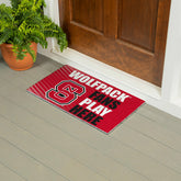 North Carolina State University Fan Mat, 28"x16" - Collegiate