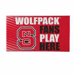 North Carolina State University Fan Mat, 28"x16" - Collegiate