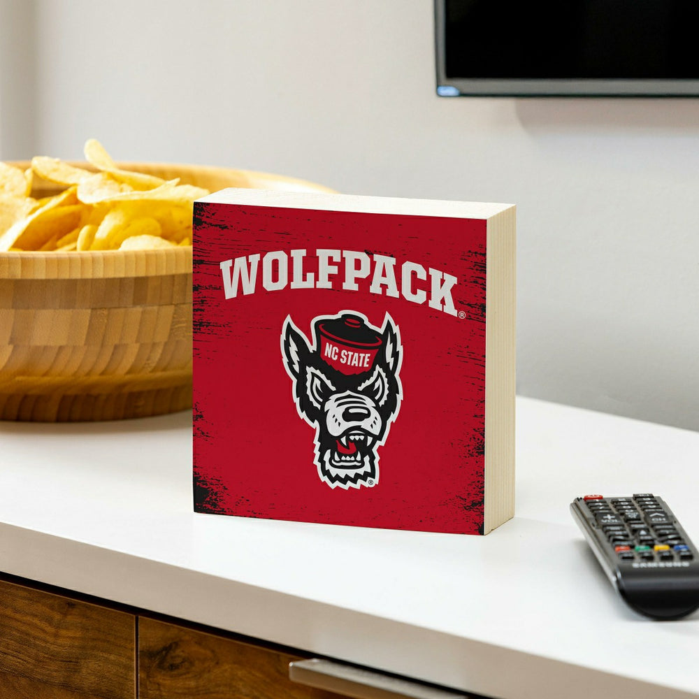 North Carolina State University Plock, Down Home Fans, 6x6 - Collegiate Home