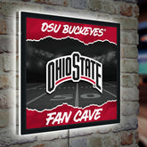 Ohio State University 23"H x 23"L LED Wall Decor, Edgelite, Square - Collegiate Home
