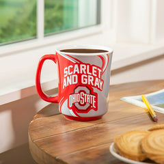 Ohio State University, 14oz Ceramic Cup of Awesome with Matching Box - Collegiate Home