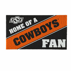 Oklahoma State University, PVC Mat COLOR, Home of a Fan - Collegiate