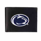 Penn State Black Bi-Fold Embroidered Wallet w/ RFID Blocking - Collegiate Home