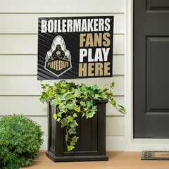 Purdue University Coroplast Yard Sign "Fans Play Here" - Collegiate Home