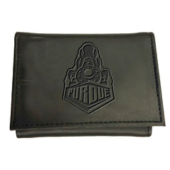 Purdue University, Tri-Fold Wallet, Black - Collegiate Home
