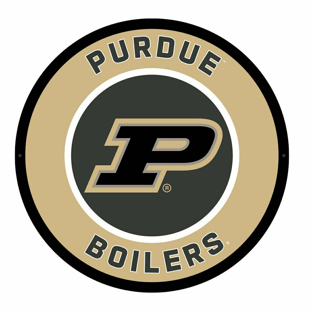 LED Wall Decor, Round, Purdue University - Collegiate Home