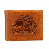South Dakota State University, Embossed 100% Genuine Tumbled Leather P - Collegiate Home
