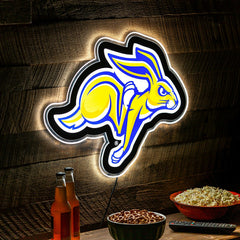 LED Wall Decor, Glazelite, College Mascot, South Dakota State Universi - Collegiate Home