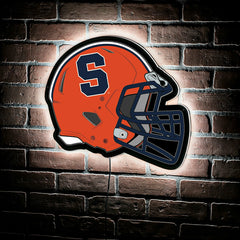 LED Wall Decor, Helmet, Syracuse University - Collegiate Home