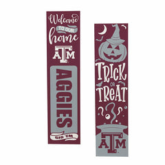 47" Double Sided Leaner, Texas A&M, Halloween - Collegiate Home