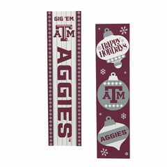 47" Double Sided Leaner, Texas A&M, Christmas - Collegiate Home