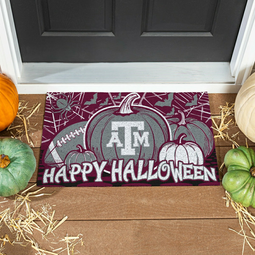 Texas A&M Halloween PVC Mat, 28"x16" - Collegiate