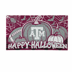 Texas A&M Halloween PVC Mat, 28"x16" - Collegiate