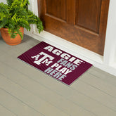 Texas A&M Fan Mat, 28"x16" - Collegiate