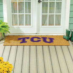 Texas Christian University Extra Large Full Color Coir Mat, 60"x24" - Collegiate