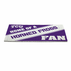Texas Christian University, PVC Mat COLOR, Home of a Fan - Collegiate