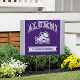 Texas Christian University Coroplast Yard Sign Alumni - Collegiate Home