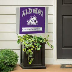 Texas Christian University Coroplast Yard Sign Alumni - Collegiate Home