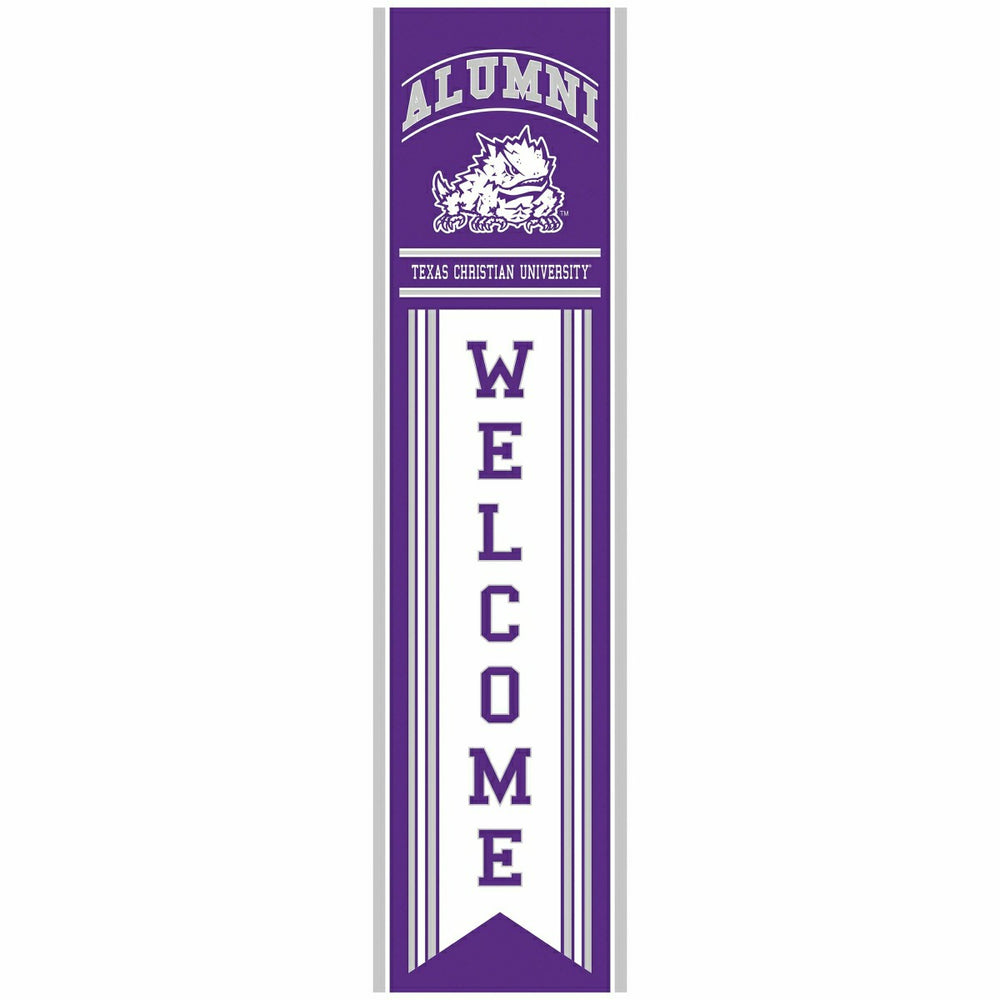 Texas Christian University Alumni Single Sided Large Leaner, 46" - Collegiate Home