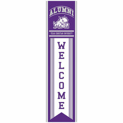 Texas Christian University Alumni Single Sided Large Leaner, 46" - Collegiate Home